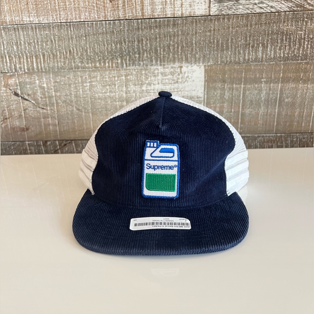 New Supreme Jug 5-Panel Navy SnapBack Hat